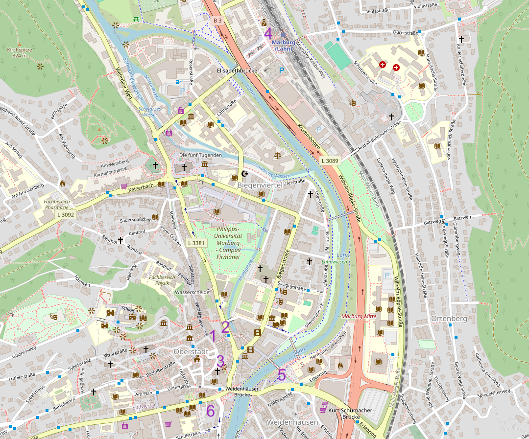 Stadtplan Marburg mit Markierungen.png